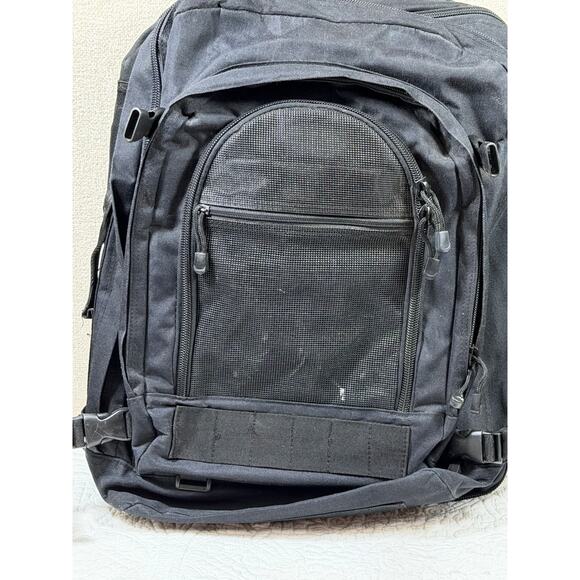 Piper Gear Black Hardback Tactical Military Style Backpack MOLLE Outdoor Pack - Picture 11 of 14
